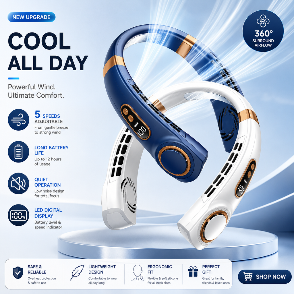 ArcticFlow™ Premium Neck Fan